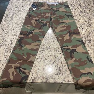 Polo camouflage chino pants